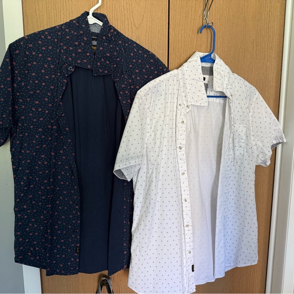 Lee Men's Navy and White Casual Shirts - Picture 1 of 1